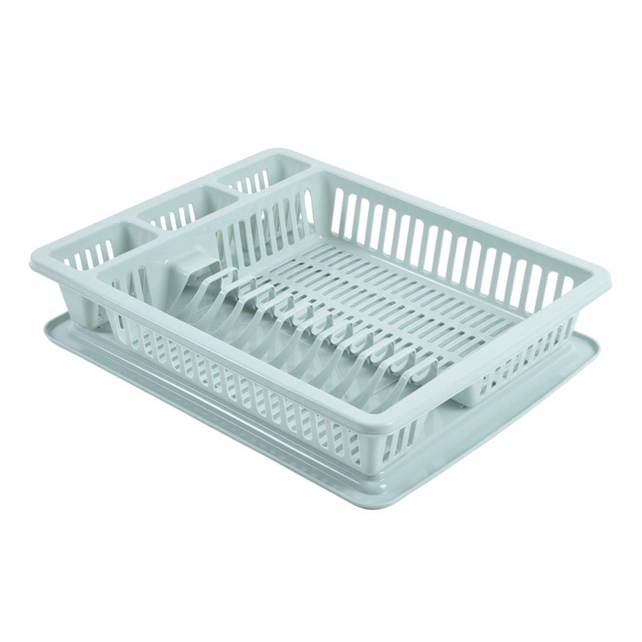 HOMEA Égouttoir avec plateau  merle  45cm bleu givré