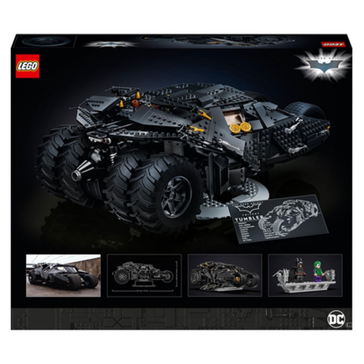 LEGO DC Batman 76240 - La Batmobile Tumbler, Maquette Voiture, Set Pour Adultes