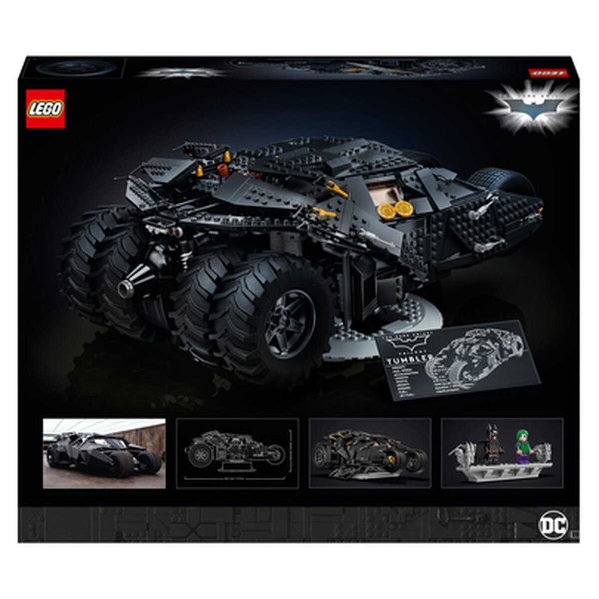 LEGO DC Batman 76240 - La Batmobile Tumbler, Maquette Voiture, Set Pour Adultes
