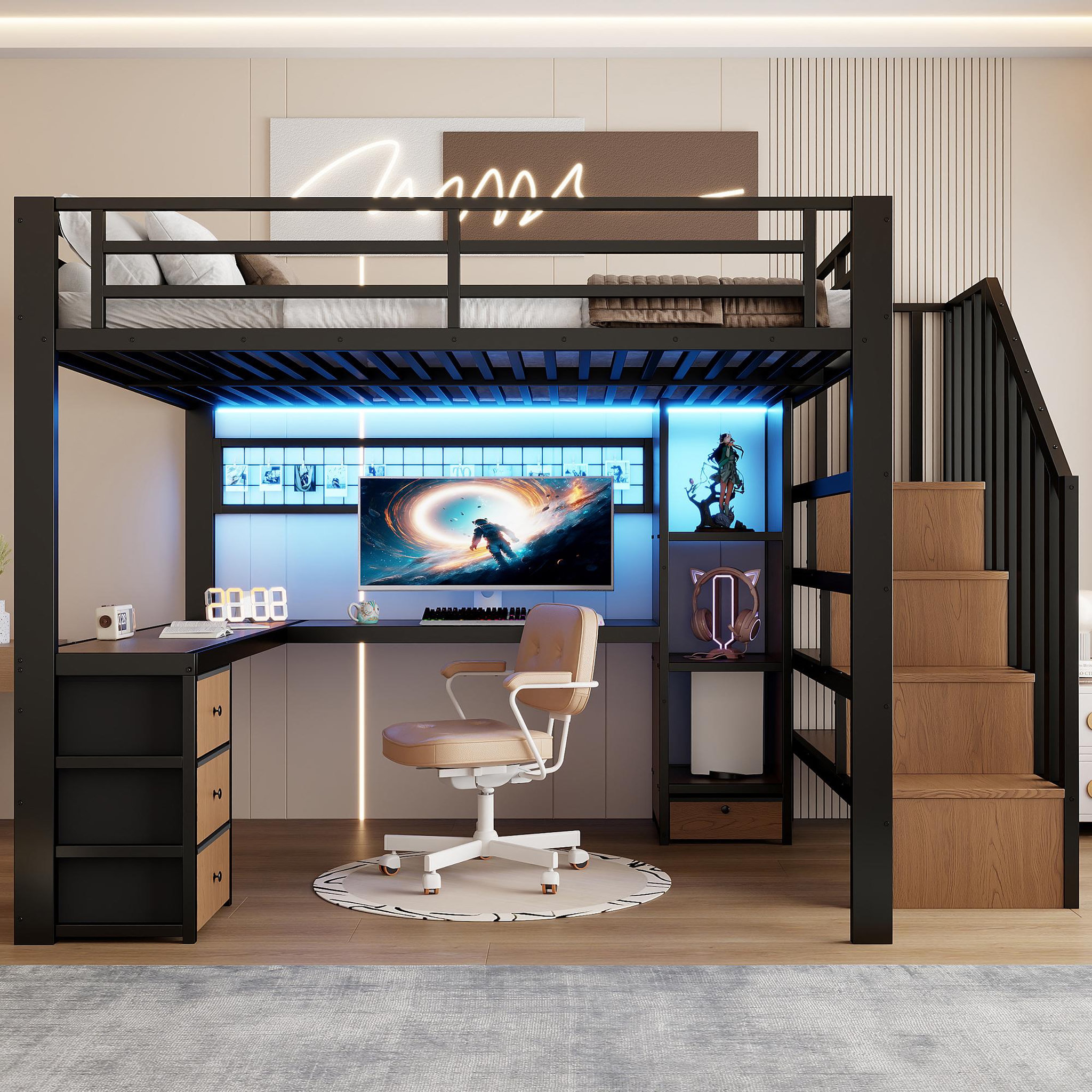 Voir la diapositive 2 : MERAX Lit mezzanine