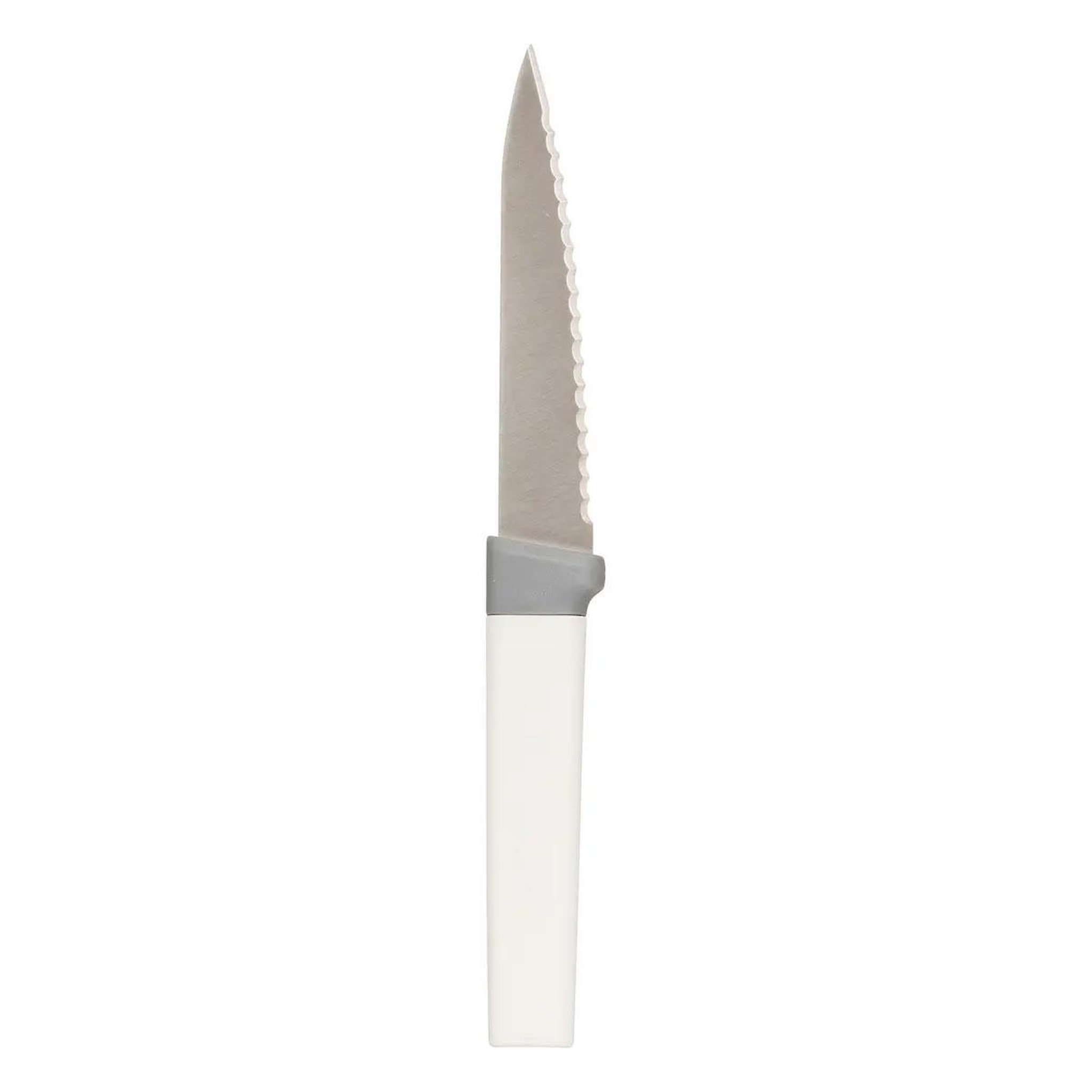 Voir la diapositive 2 : FIVE Lot de 4 couteaux à steak  antidérapant  22cm multicolore