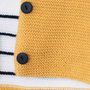Voir la diapositive 4 : La Manufacture de Layette Manteau à rayures nouveau né bébé