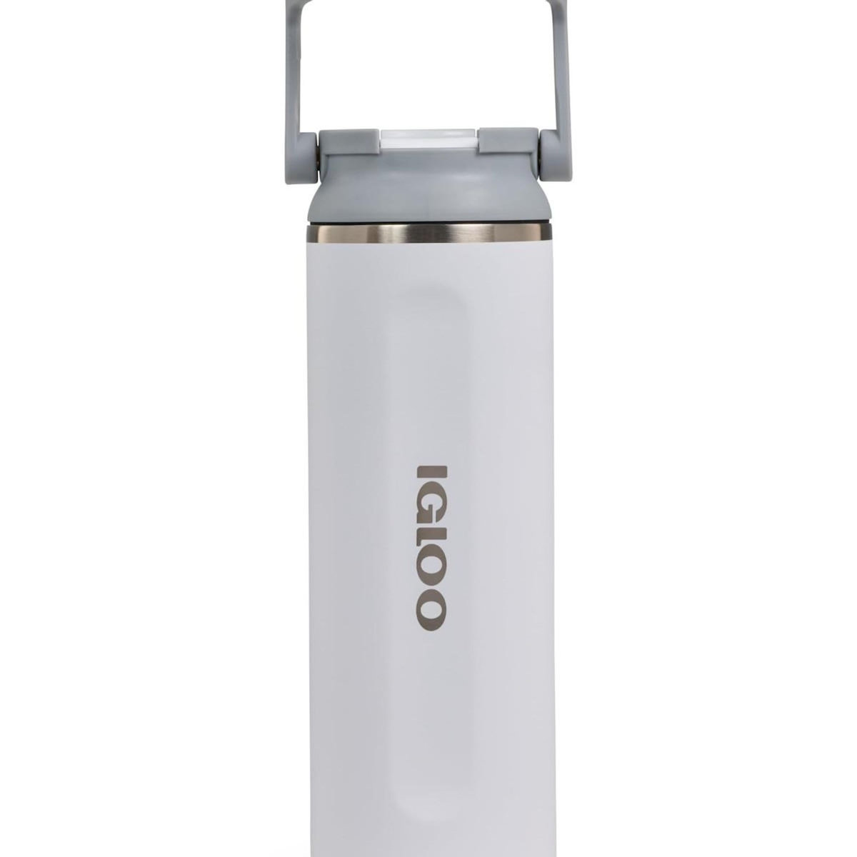 IGLOO Igloo Gourde Isotherme Sipper 20 En Acier Inoxydable 0,6 L Isolée Etanche Blanc
