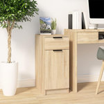 VIDAXL Armoire de bureau Chene sonoma 33,5x50x75 cm Bois d'ingenierie