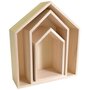 Artemio 3 étagères maison en bois