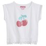 IN EXTENSO Tee-shirt court Cerises fille