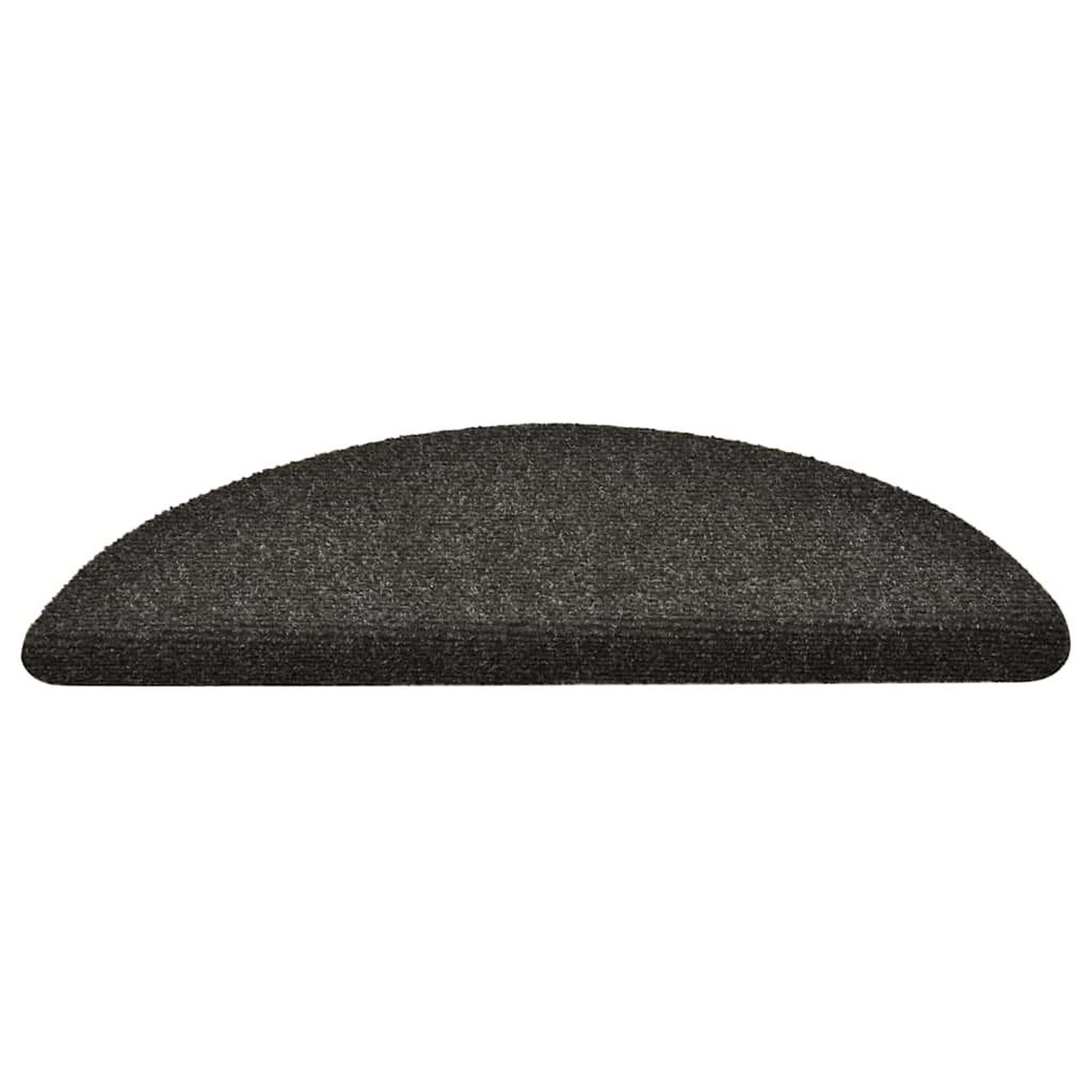 Voir la diapositive 3 : VIDAXL Tapis d'escalier auto-adhesifs 30 pcs anthracite 56x17x3 cm