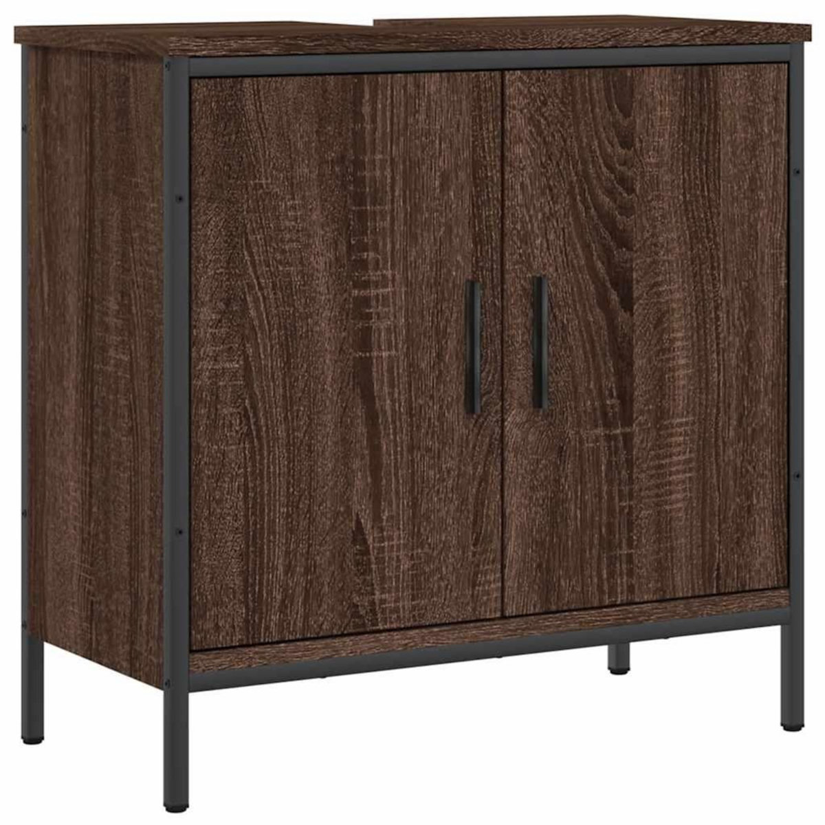 VIDAXL Armoire lavabo de salle de bain chene marron 60x30x60 cm