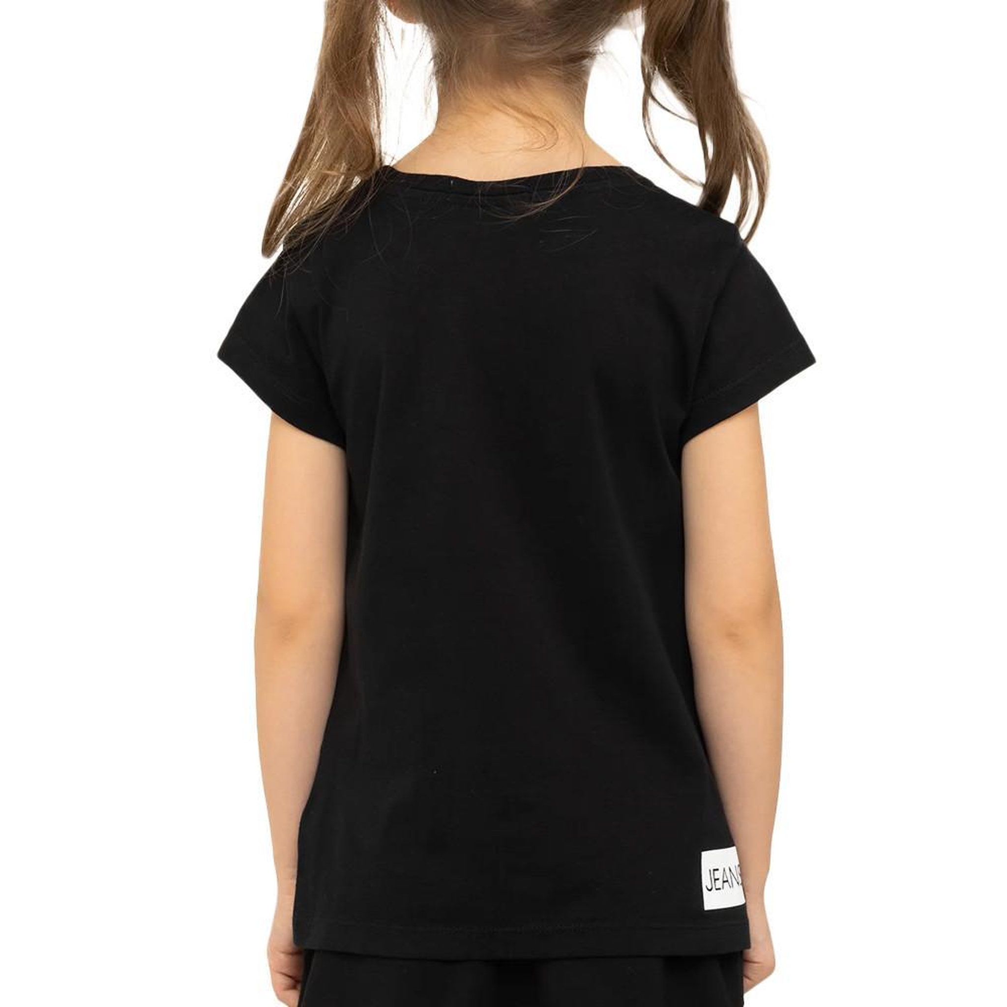 Voir la diapositive 2 : CALVIN KLEIN JEANS T-shirt Noir Fille Calvin Klein Jeans Institutional