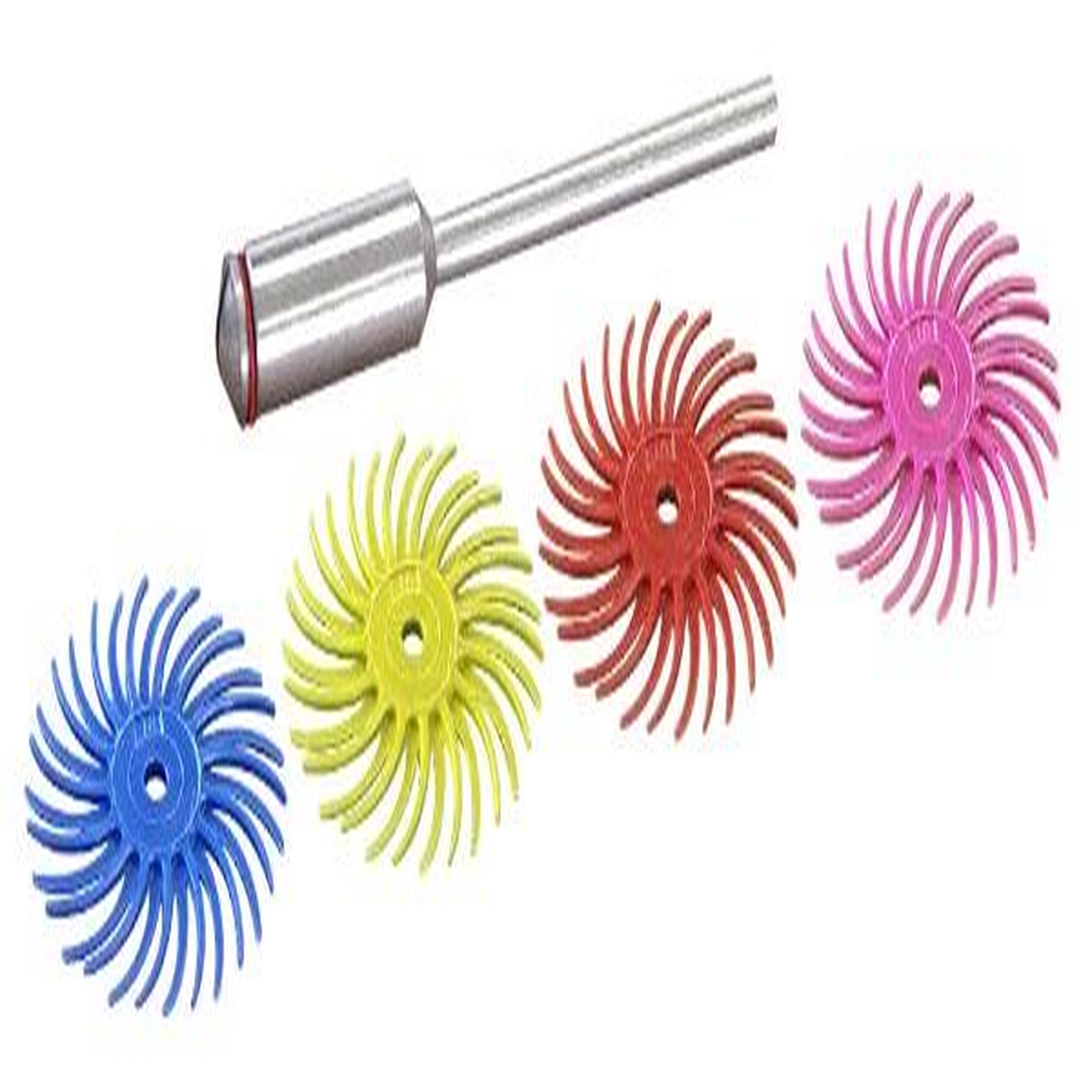 MAXICRAFT 4 brossettes nylon assorties Ø 19 mm pour bijouterie