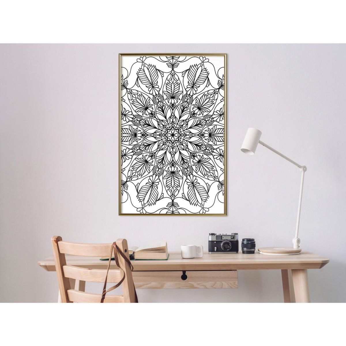 Paris Prix Affiche Murale Encadrée  Colour Your Own Mandala I