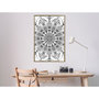 Voir la diapositive 2 : Paris Prix Affiche Murale Encadrée  Colour Your Own Mandala I