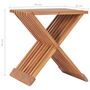 Voir la diapositive 6 : VIDAXL Tabouret pliable 40x32x45 cm Bois de teck solide