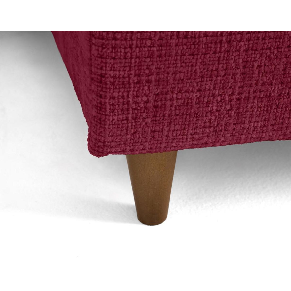 LISA DESIGN Anna - canapé panoramique d'angle gauche 7 places convertible avec coffre en velours texturé