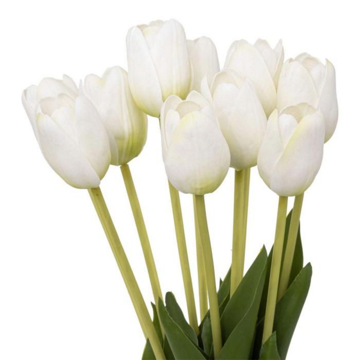 ATMOSPHERA Bouquet de Fleurs Artificielles  Tulipes  48cm Blanc