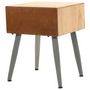 Voir la diapositive 4 : VIDAXL Table de chevet Bois de sapin massif 43 x 38 x 50 cm
