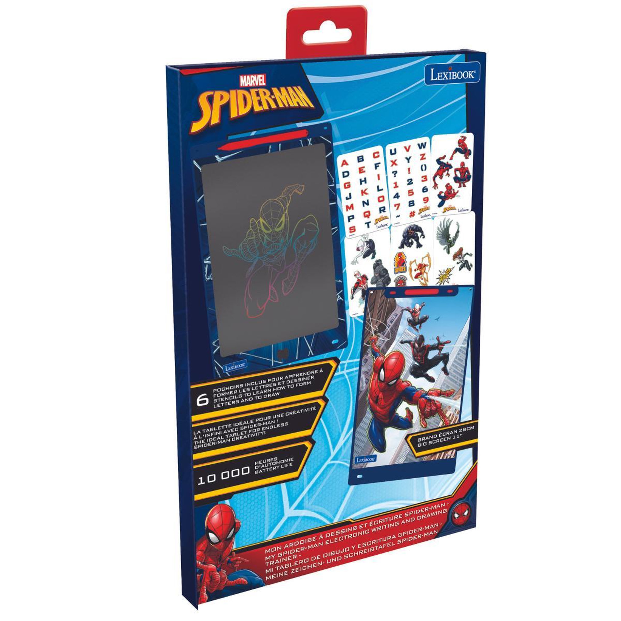 Voir la diapositive 6 : Lexibook Tablette à Dessins électronique multicolore Spider-Man