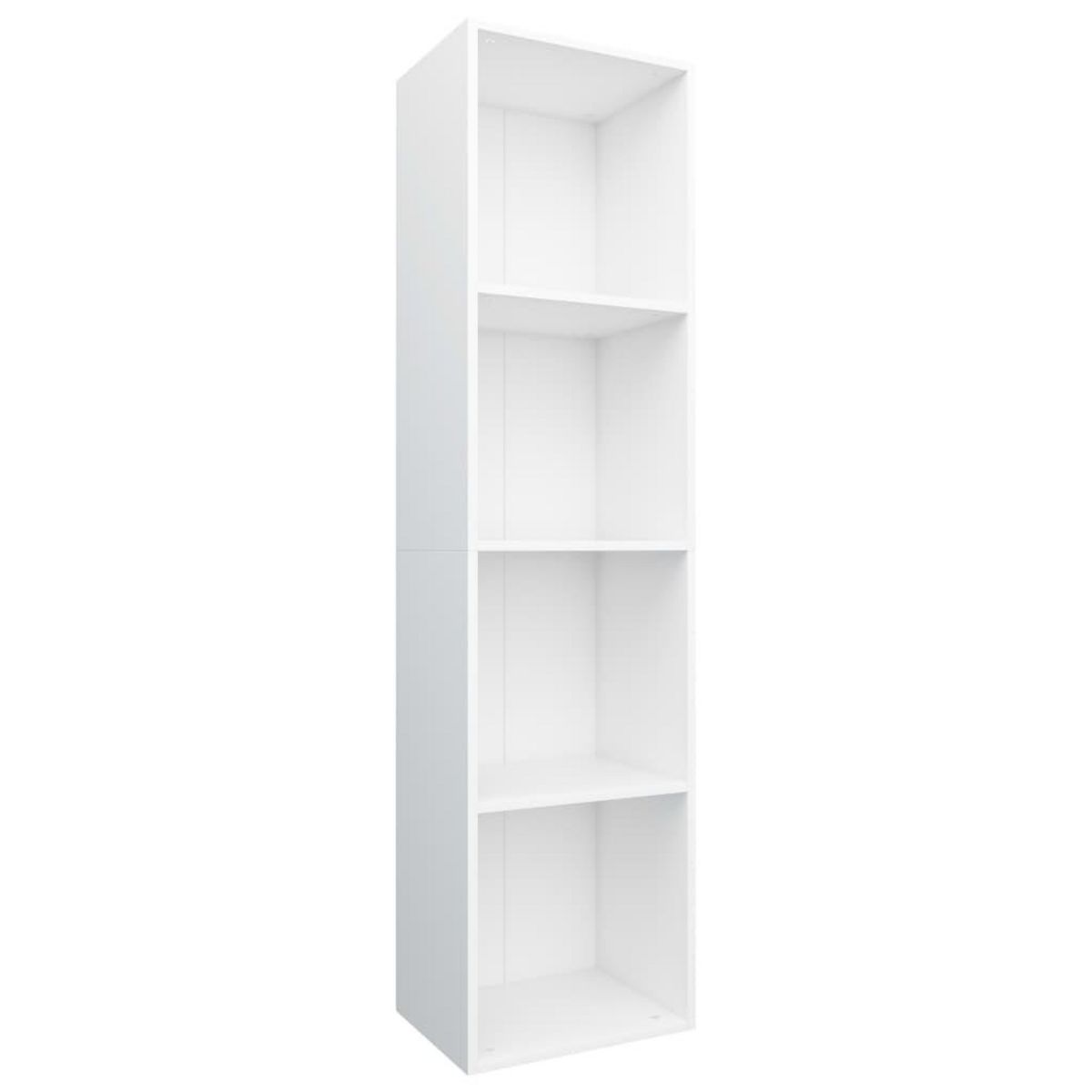 VIDAXL Bibliotheque/Meuble TV Blanc 36x30x143 cm Bois d'ingenierie