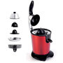 Voir la diapositive 1 : KITCHENCOOK Presse Agrumes Inox Double Cônes Et Filtre En Acier Presspro Rouge Kitchencook
