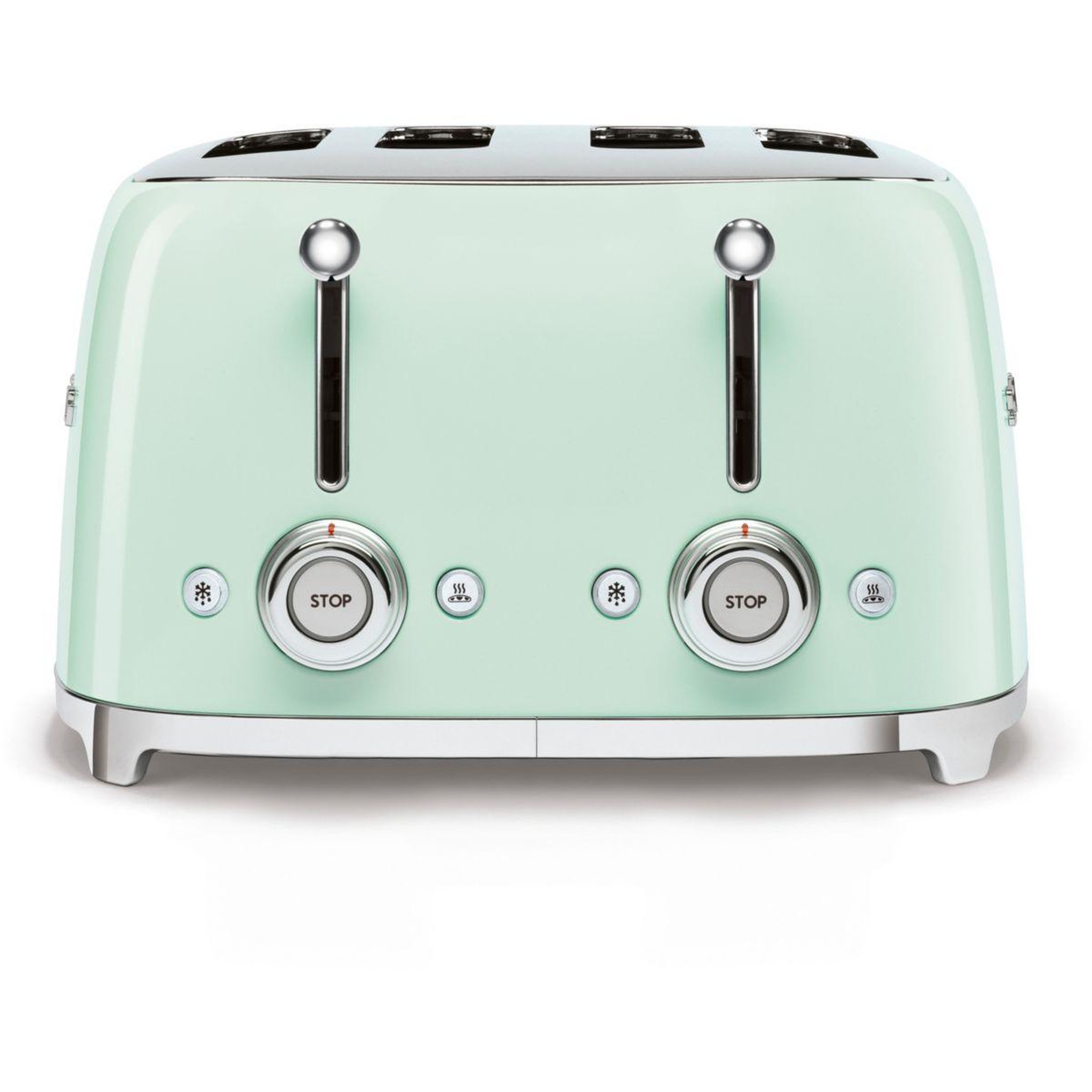 Voir la diapositive 3 : SMEG Grille-pain tsf03pgeu vert d'eau