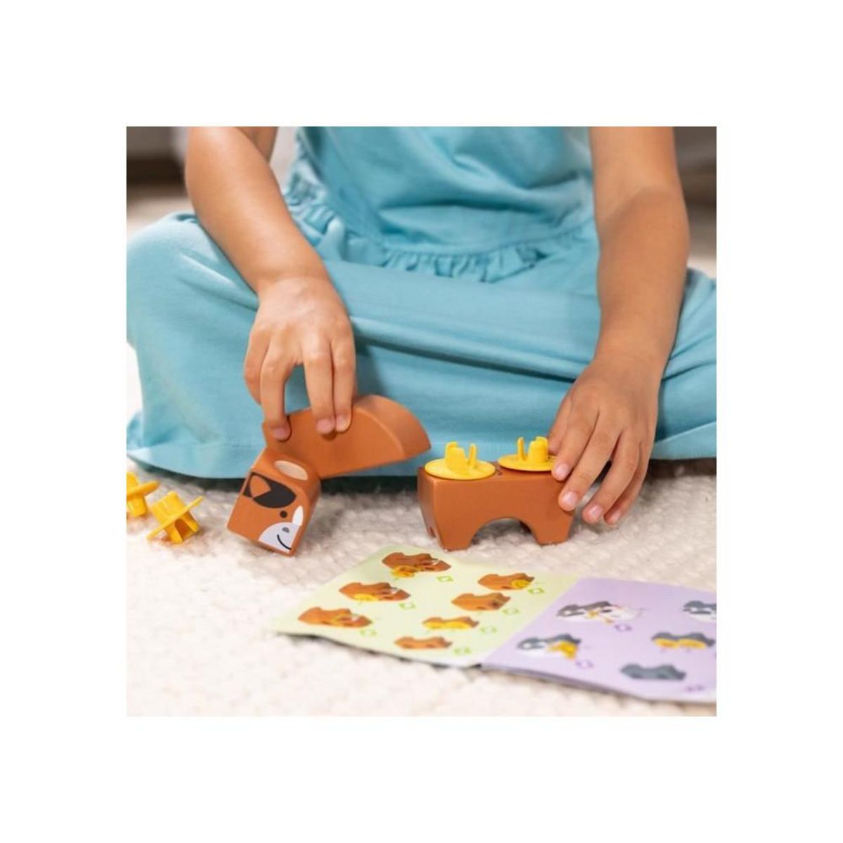 MELISSA Jeu éducatif Melissa Blockables - La Ferme Multicolore