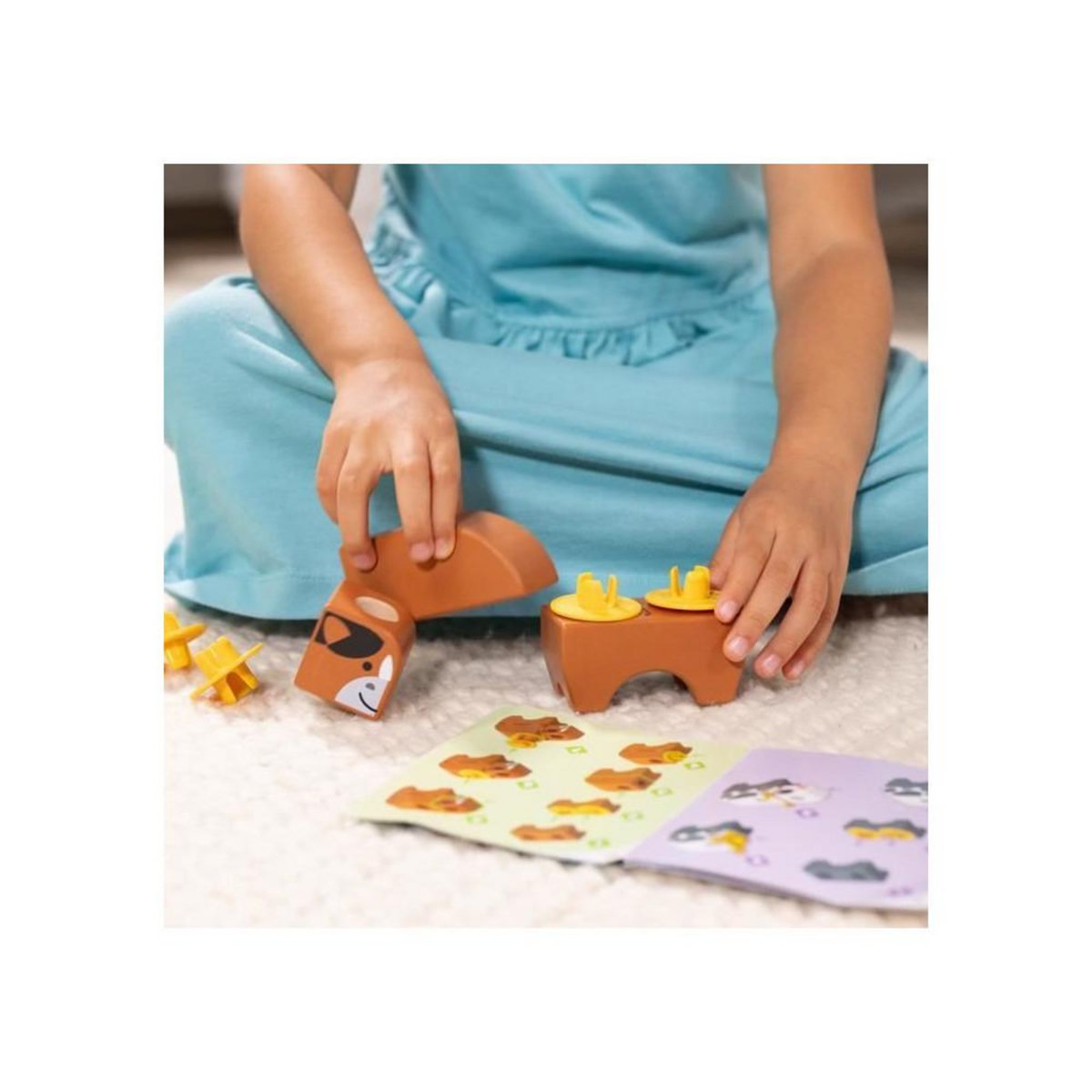 MELISSA Jeu éducatif Melissa Blockables - La Ferme Multicolore