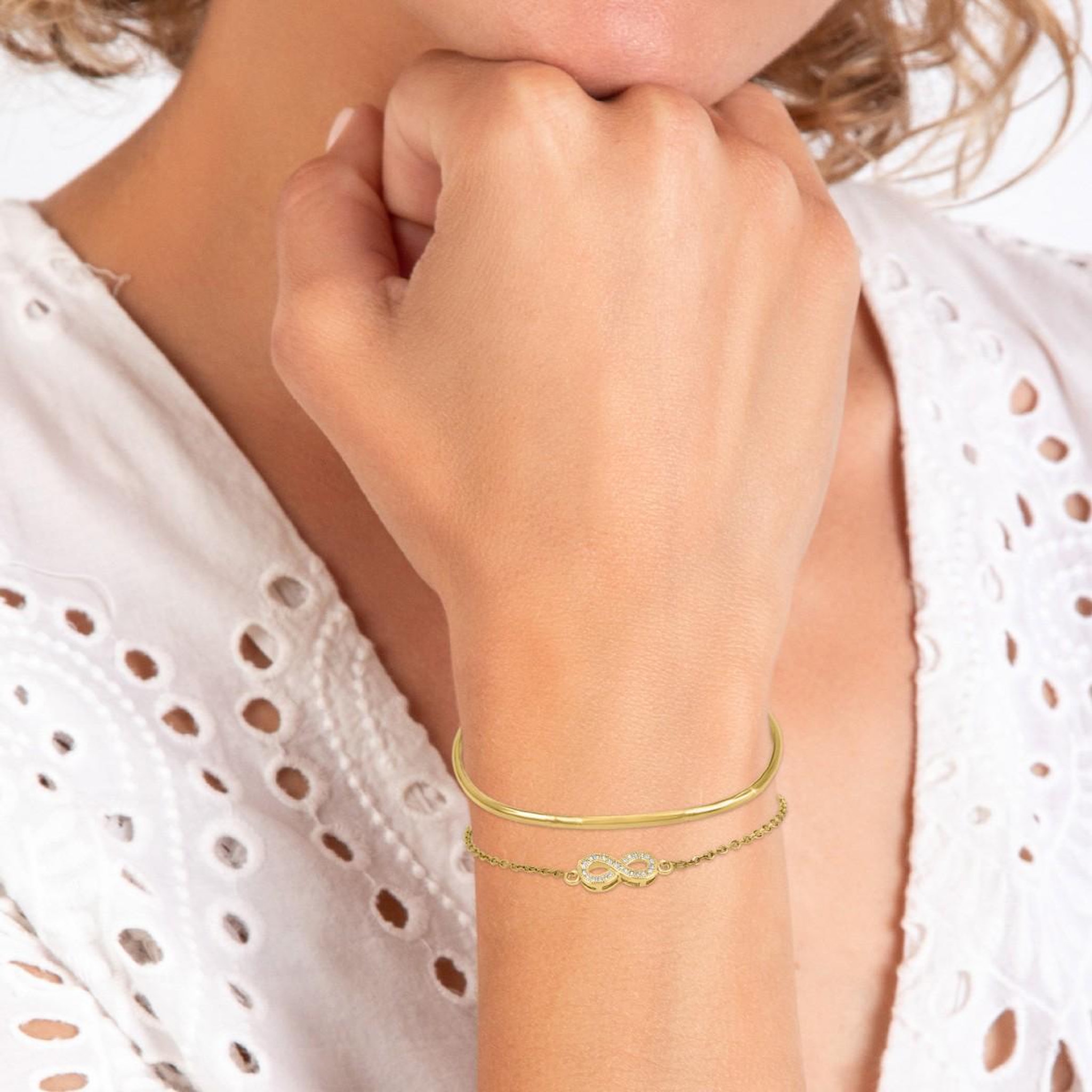 Voir la diapositive 2 : SC BOHEME Bracelet infini SC Bohème