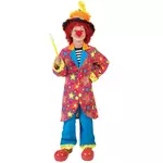 FUNNY FASHION Déguisement Prince des Clowns - Enfant - 8/10 ans (128 à 140 cm)