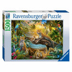 RAVENSBURGER Ravensburger Puzzle Leopards in the Jungle, 1500st. 174355