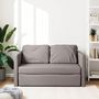 Voir la diapositive 3 : VIDAXL Canape-lit 2 en 1 taupe 112x174x55 cm tissu