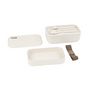 Voir la diapositive 4 : Lunch box 1,2L 2 compartiments en fibre de riz