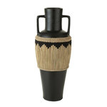 Paris Prix Vase Amphore Design  Herbes  100cm Noir