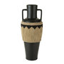 Voir la diapositive 1 : Paris Prix Vase Amphore Design  Herbes  100cm Noir