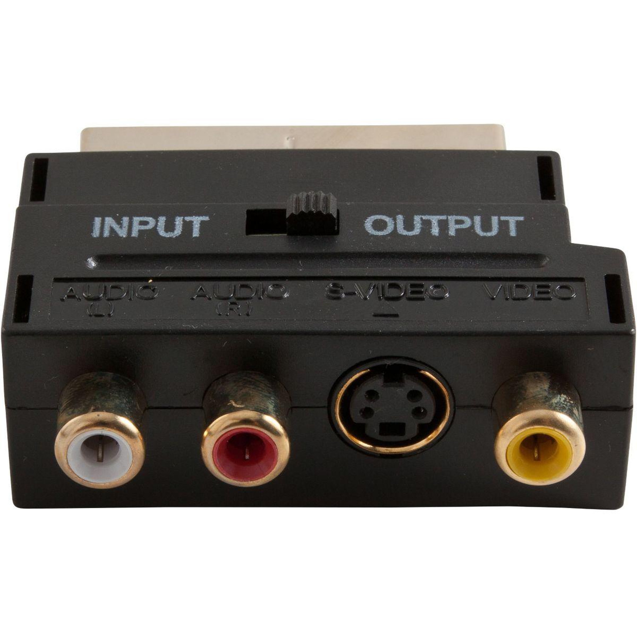 Voir la diapositive 2 : ESSENTIEL B Adaptateur péritel/RCA Péritel/RCA+YC