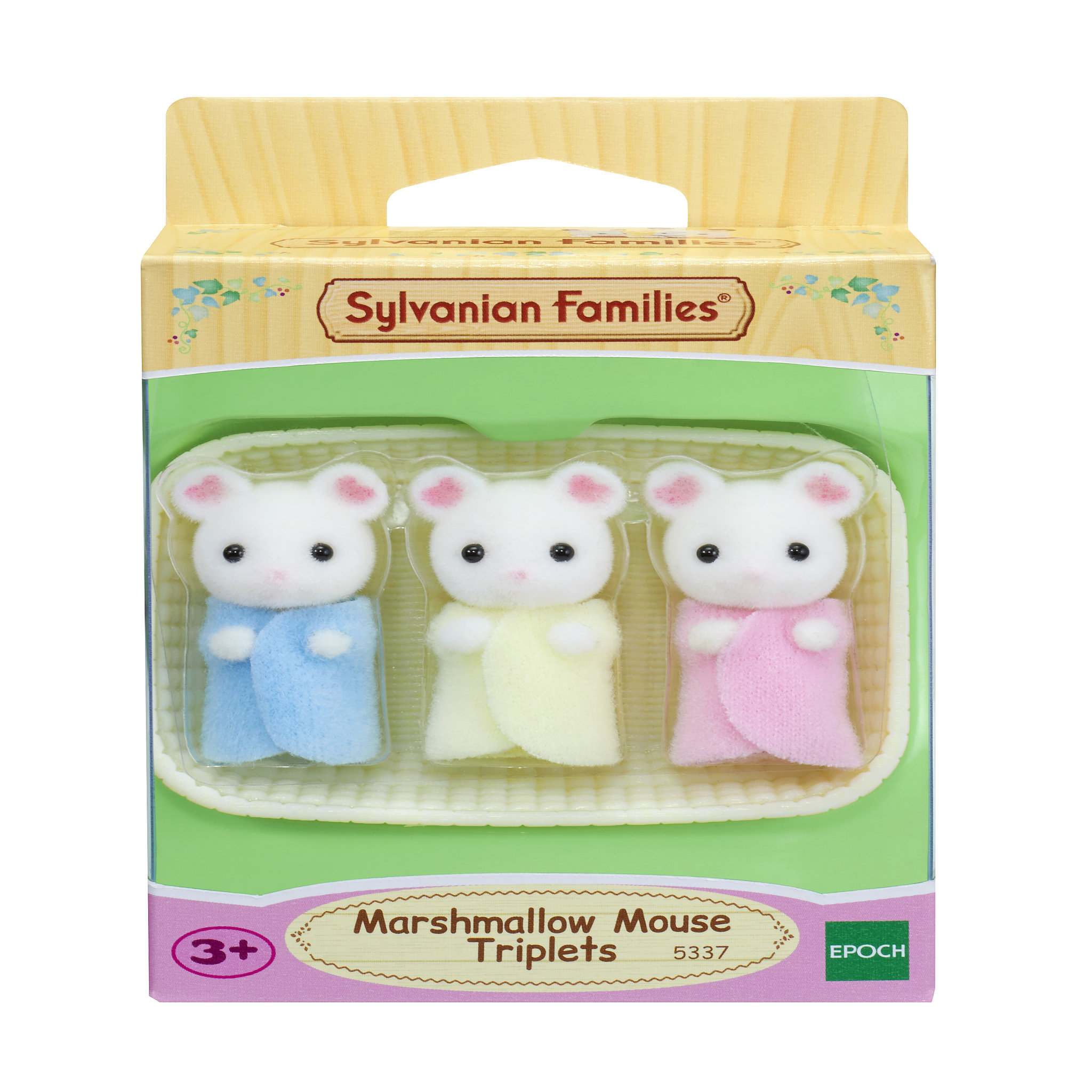Voir la diapositive 4 : Sylvanian families 5337 - Les triplés souris marshmallow Sylvanian