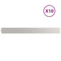 Voir la diapositive 2 : VIDAXL Bordures de pelouse 10 pcs 10x103 cm acier inoxydable