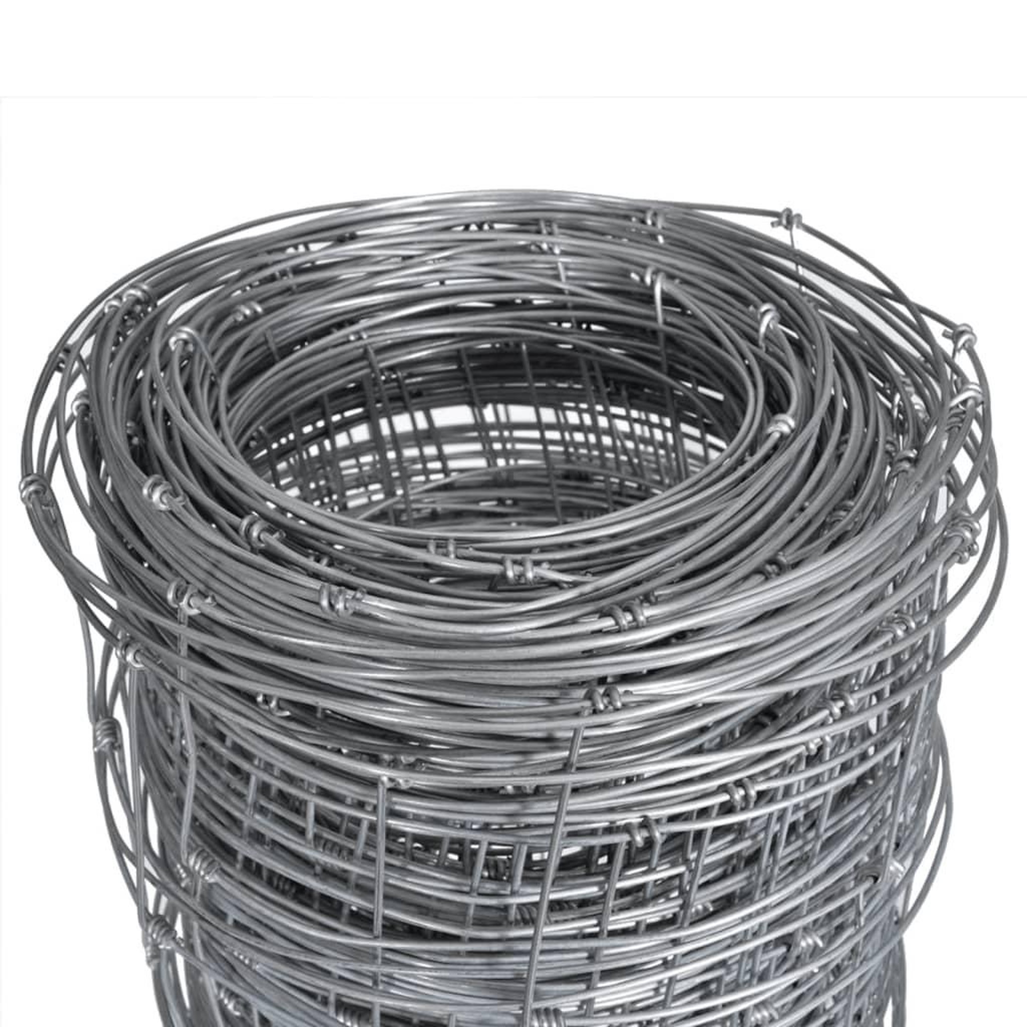 Voir la diapositive 3 : VIDAXL Cloture de jardin Acier galvanise 50x1,25 m Argente