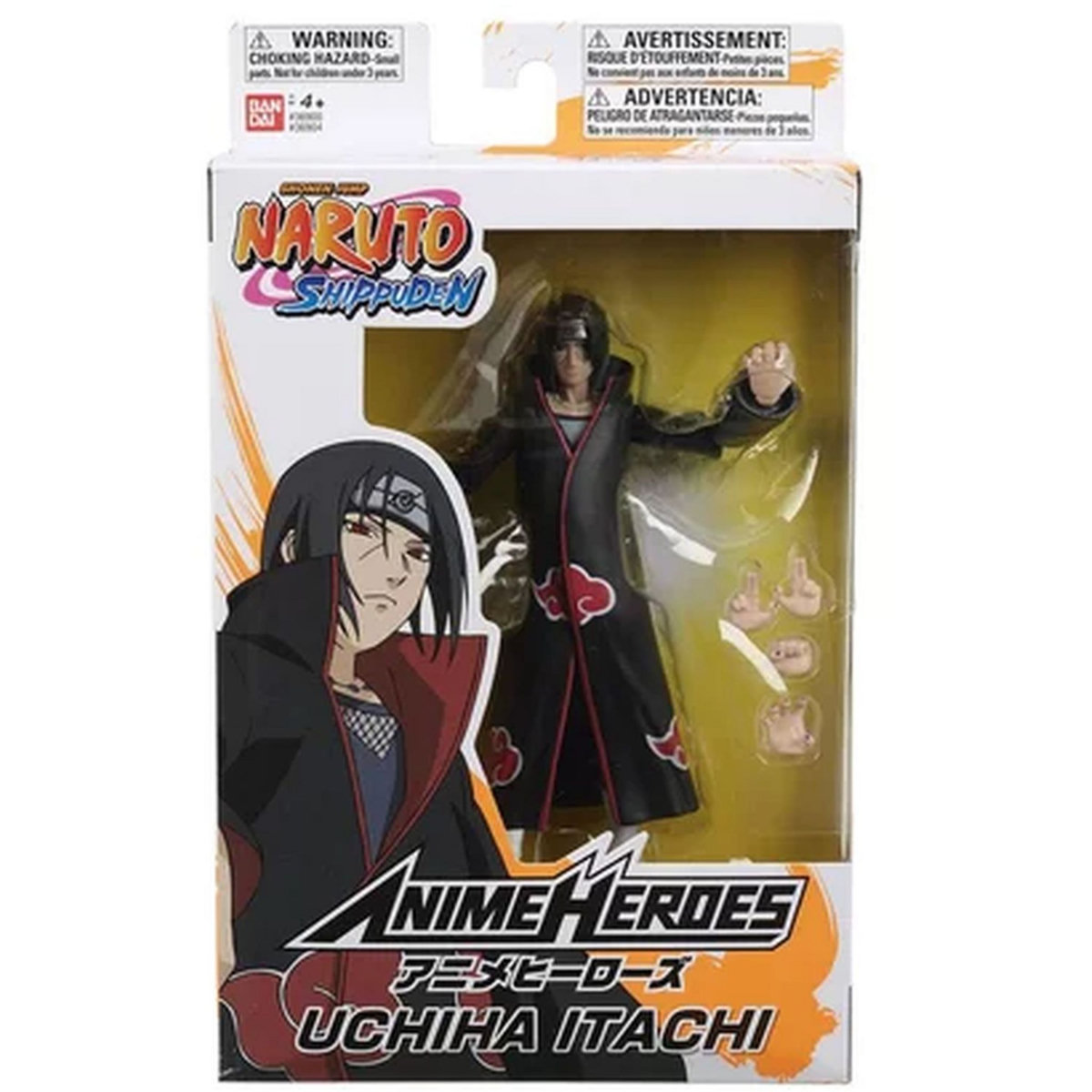 BANDAI Figurine Anime Heroes 17 cm - Itachi Uchiha - Naruto Shippuden