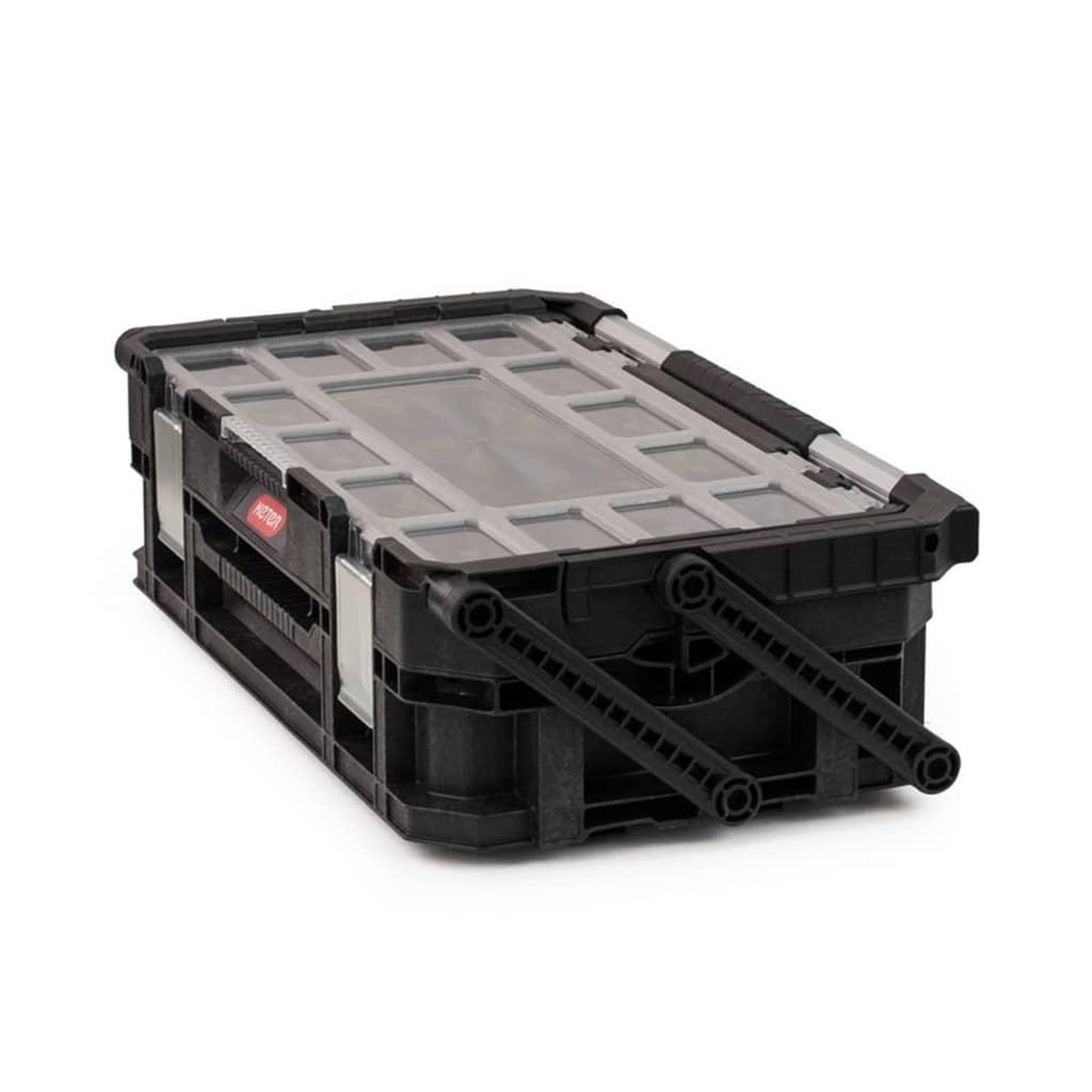 Voir la diapositive 1 : Keter Keter Mallette a outils cantilever Connect Noir