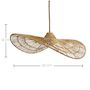 Voir la diapositive 3 : Lumisky Suspension d'extérieur nomade solaire MARBELLA Beige Jute H14cm