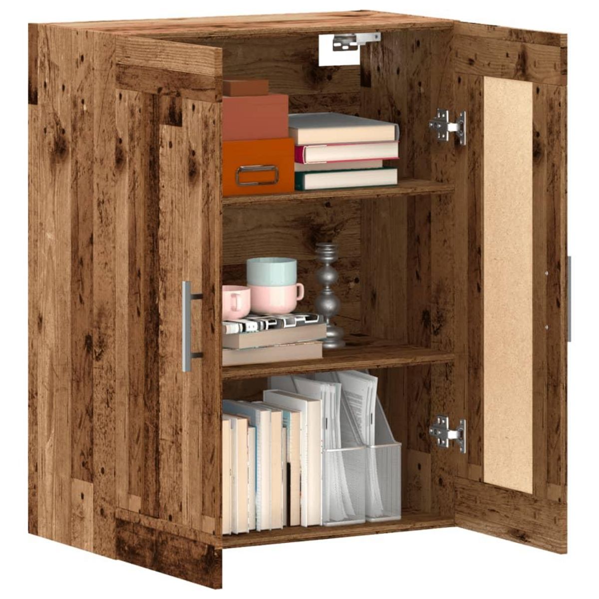 VIDAXL Armoire murale vieux bois 69,5x34x90 cm bois d'ingenierie