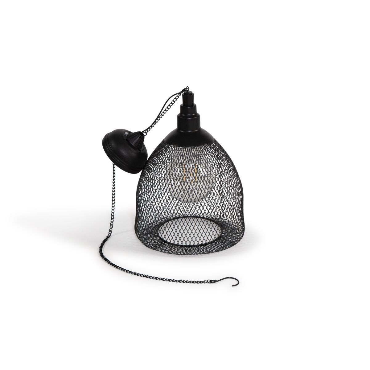 Inkazen Lampe filaire LED noire