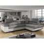 Voir la diapositive 3 : Paris Prix Canapé d'Angle Droit Convertible  Marius  275cm Gris