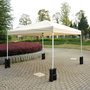 Voir la diapositive 2 : HOMCOM Lot 4 sacs de lestage de fixation pour tonnelle parasol pavillon volume max. 15kg noir
