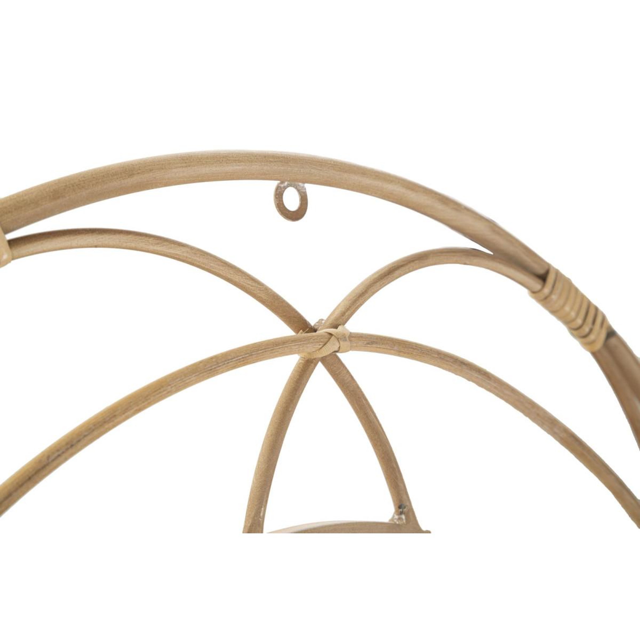 Voir la diapositive 4 : Paris Prix Miroir mural déco  valencia  60cm naturel