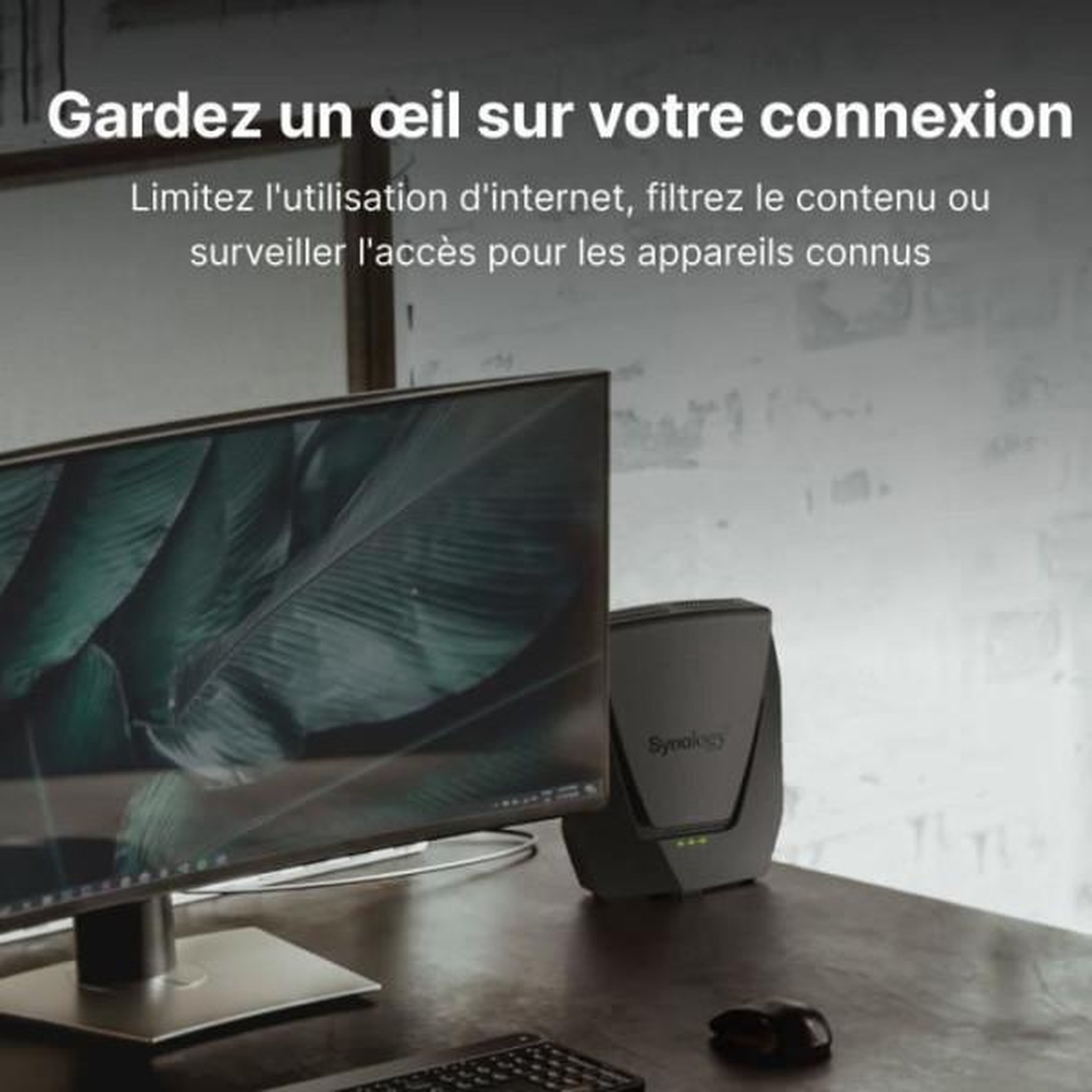 Voir la diapositive 6 : SYNOLOGY Synology wrx560 routeur sans fil gigabit ethernet bi-bande (2,4 ghz / 5 ghz) noir