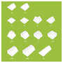 Voir la diapositive 2 : HUBELINO Hubelino Roof tile set Building blocks, 124dlg. 400376