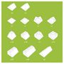 Voir la diapositive 2 : HUBELINO Hubelino Roof tile set Building blocks, 124dlg. 400376