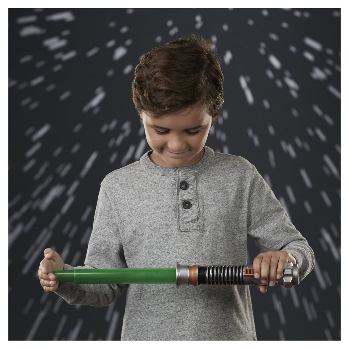 HASBRO Sabre laser électronique vert de Luke Skywalker Starwars
