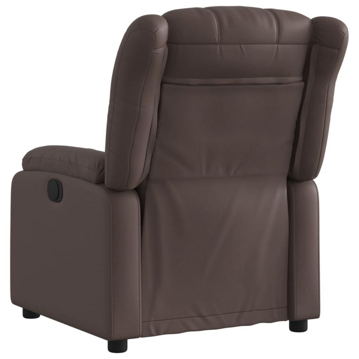 VIDAXL Fauteuil inclinable electrique Marron Similicuir